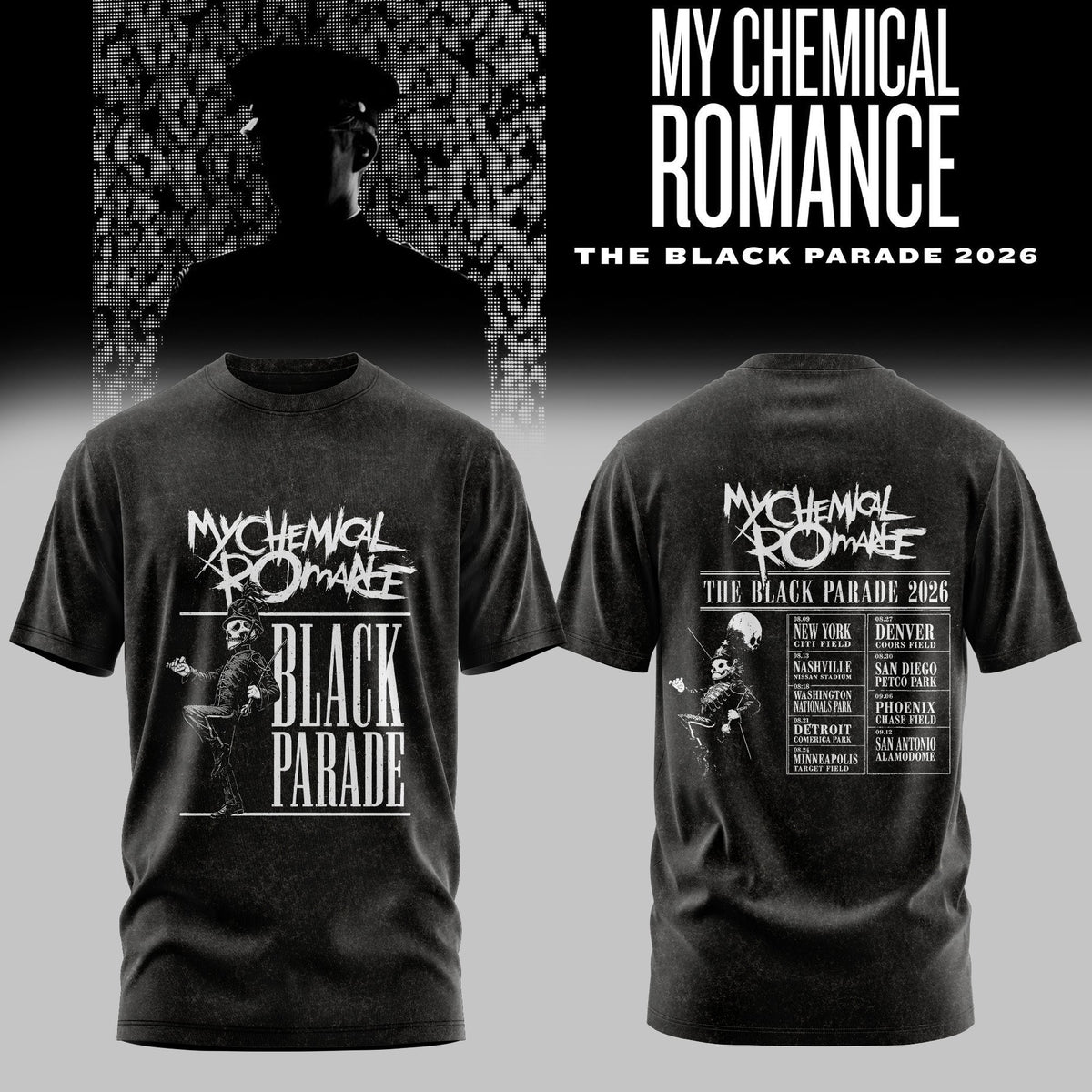 M.C.R – The Black Parade Tour NA 2026 Limited T-Shirt