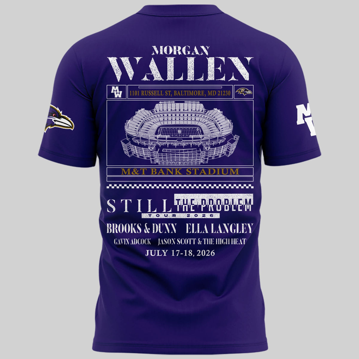 Exclusive Version Baltimore Ravens x MW Tshirt 2026