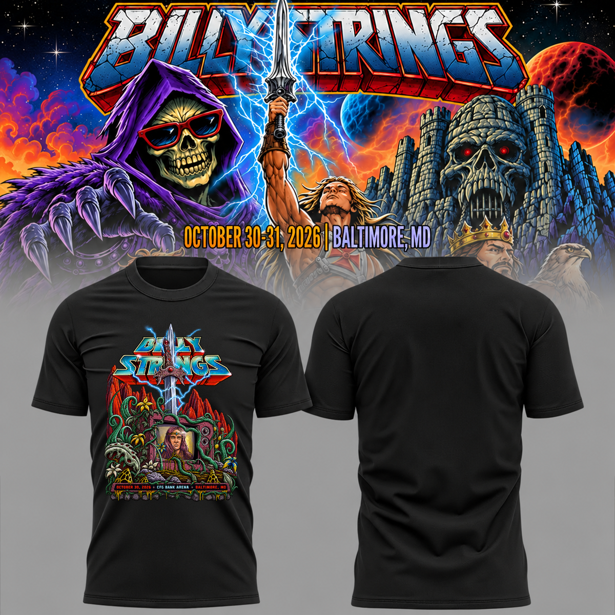 Limited Edition Billy Strings tour 2026 T-shirt