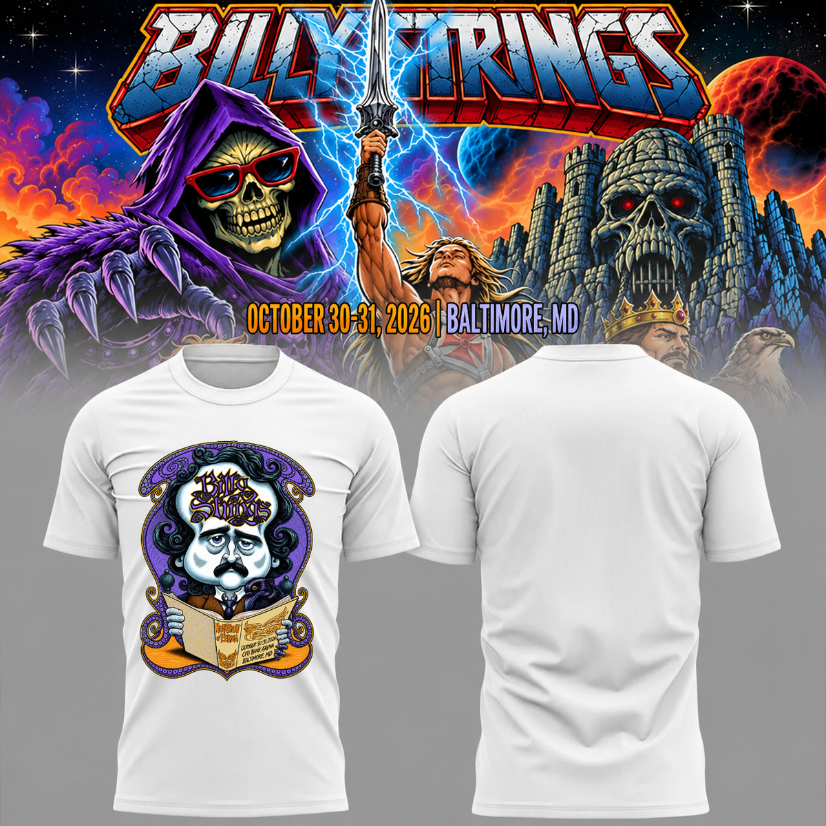 Limited Edition Billy Strings tour 2026 T-shirt
