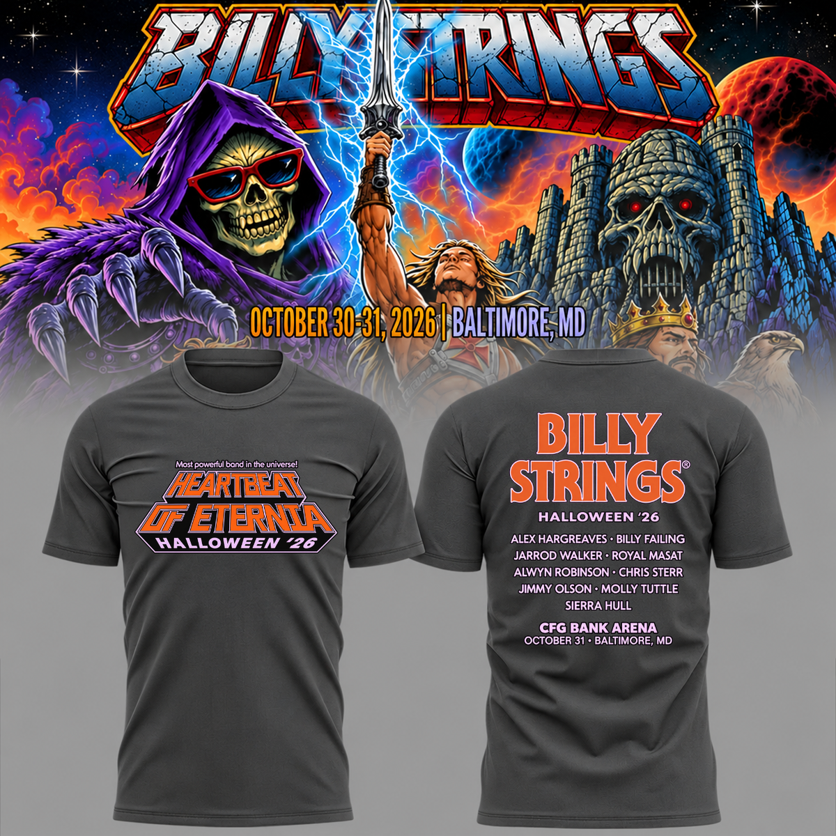 Limited Edition Billy Strings tour 2026 T-shirt