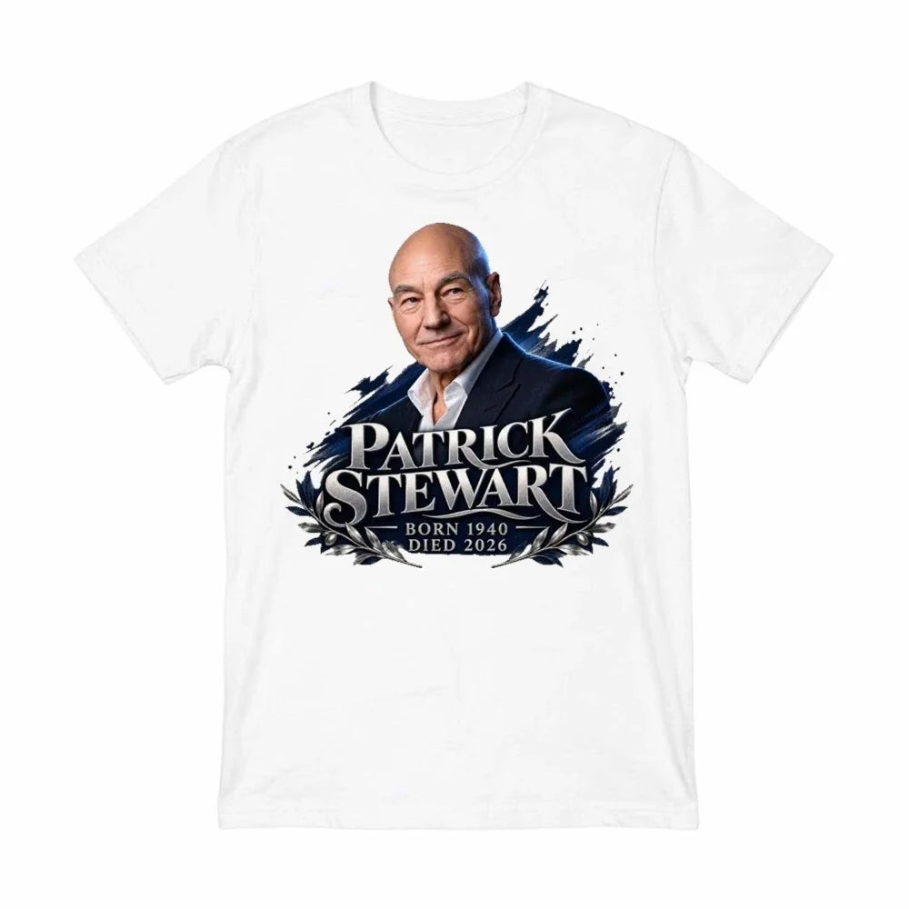 In Loving Memory Patrick Stewart 1940-2026 Rest In Peace Comfort Colors T-Shirt