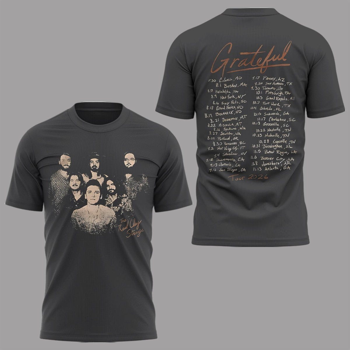 Limited Edition The Grateful Tour Shirt
