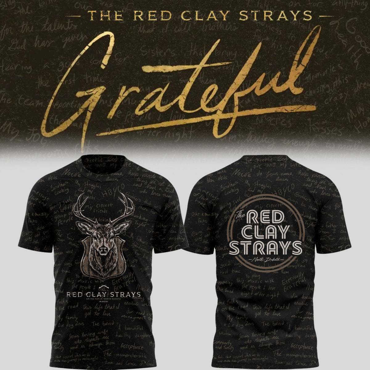 Limited Edition The Grateful Tour in Grand Forks,ND Shirt