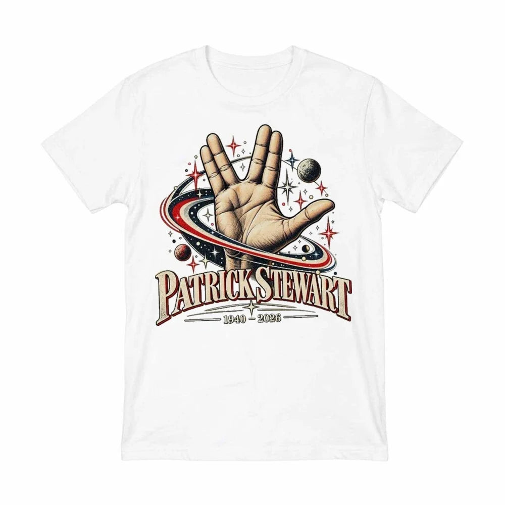 In Loving Memory Patrick Stewart 1940-2026 Rest In Peace Comfort Colors T-Shirt
