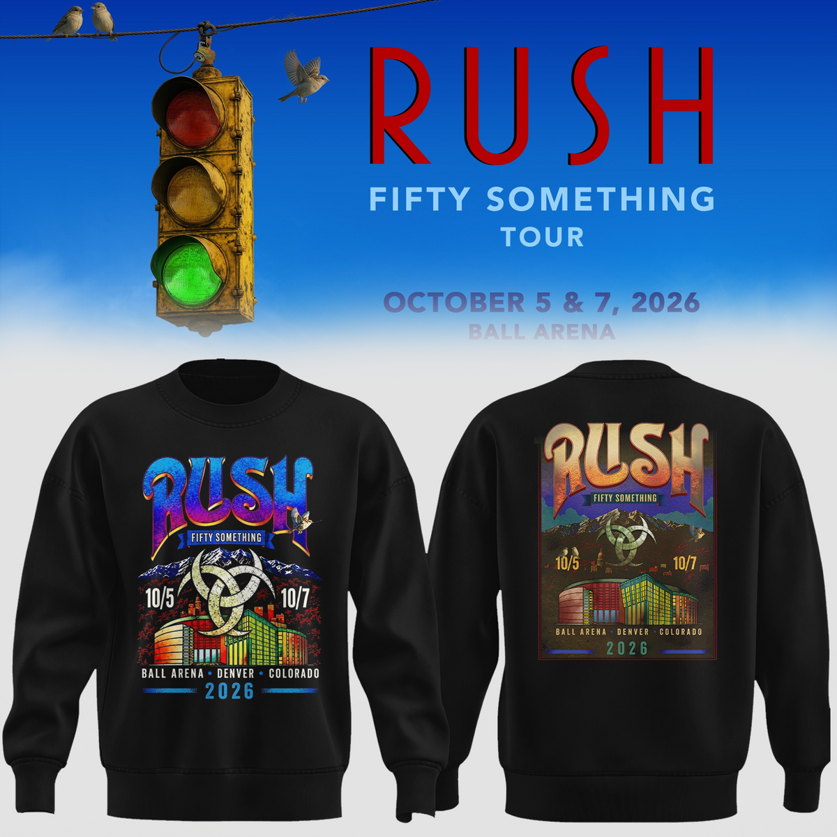 Fifty Something Tour 2026 Denver Colorado Hoodie
