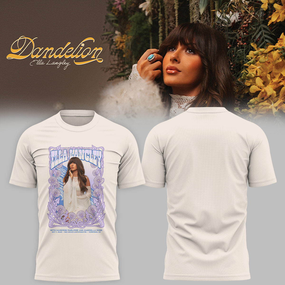 Ella Langley Morrison CO Event Poster 2026 At Red Rocks Amphitheatre Oct 7 2026 Unisex T-Shirt