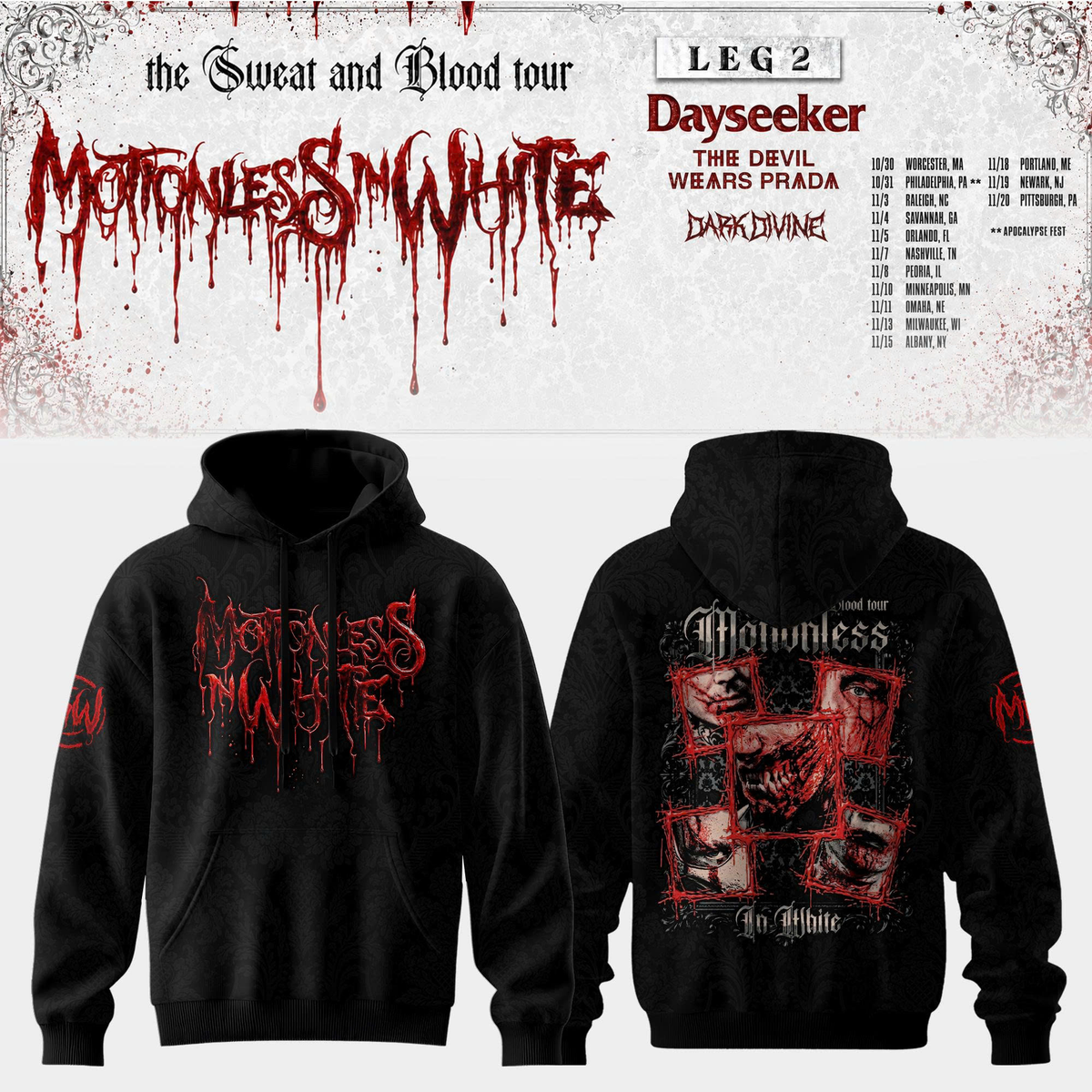 .Sweat and Blood Tour Hoodie 7 Edition 2026