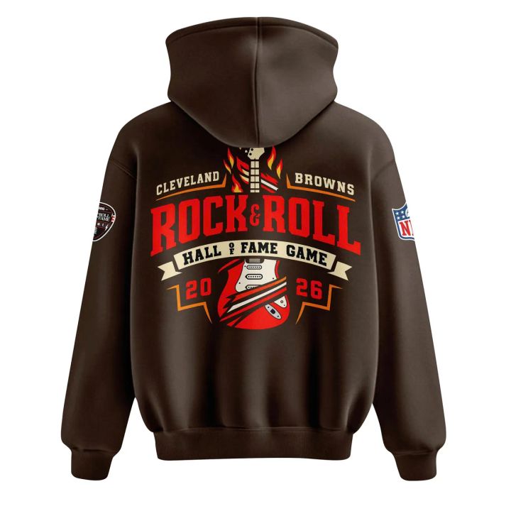 Men's Cleveland Browns Rock and Roll Hall of Fame Game Hoodie