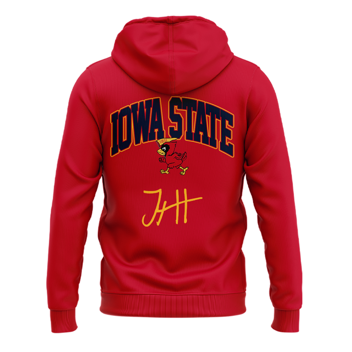 Limited Edition Tyrese Haliburton x Iowa State Men's Basketball Red Hoodie 2026
