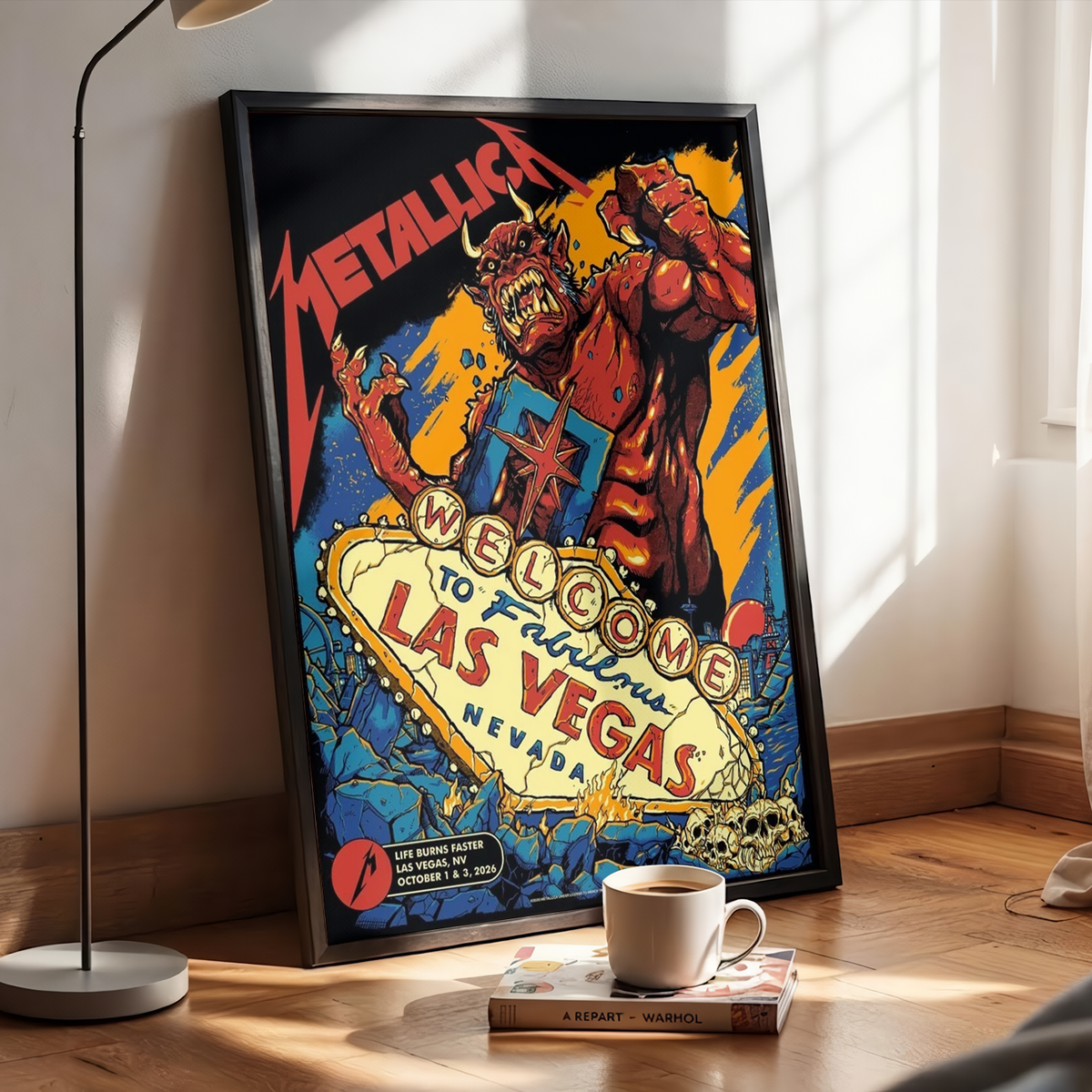 MTLC Life Burns Faster 2026 Las Vegas Pop Up Shop Week 1 Poster Live At Sphere October 1 And 3 2026 Poster