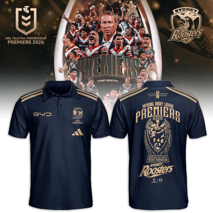 Limited Edition Sydney Roosters Premiers 2026 Polo