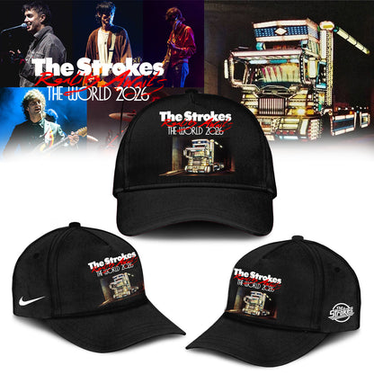 ,,,The Strokes Reality Awaits World Tour 2026 Limited Edition Signature – Zip Hoodie