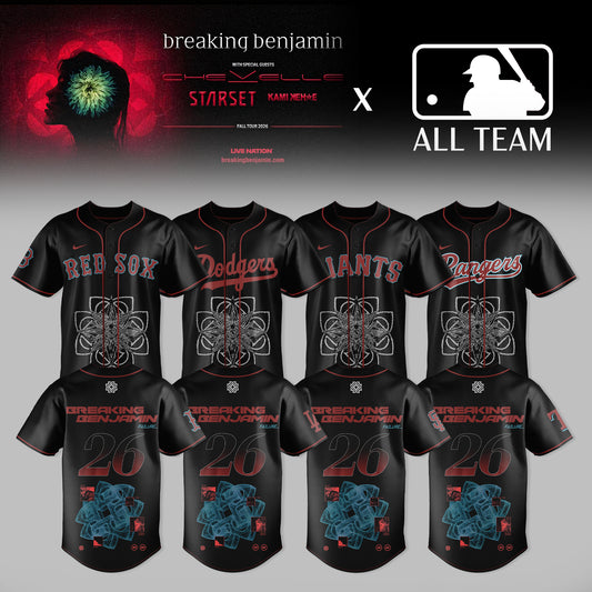 BREAKIN' B American Tour 2026 Premium 3D Baseball Jersey V3