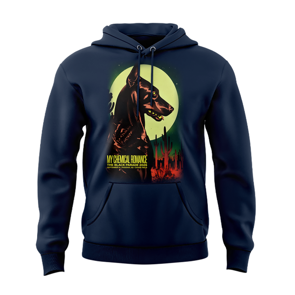 Exclusive City Edition My Chemical Romance x Arizona Diamondbacks Navy Hoodie 2026