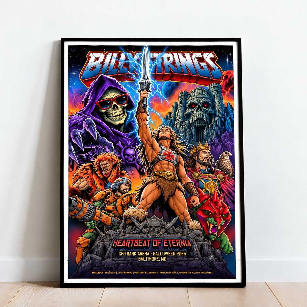 Limited Edition Billy Strings tour 2026 poster