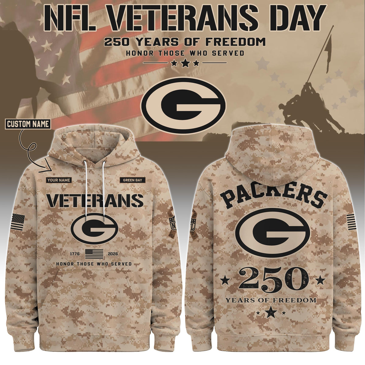 . GB Special Veterans Day 2026 Limited Edition Hoodie