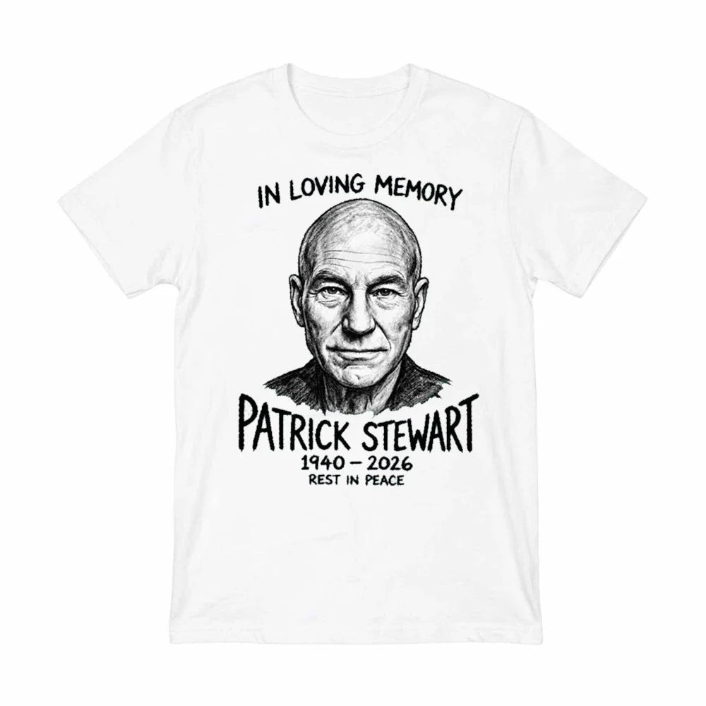 In Loving Memory Patrick Stewart 1940-2026 Rest In Peace Comfort Colors T-Shirt
