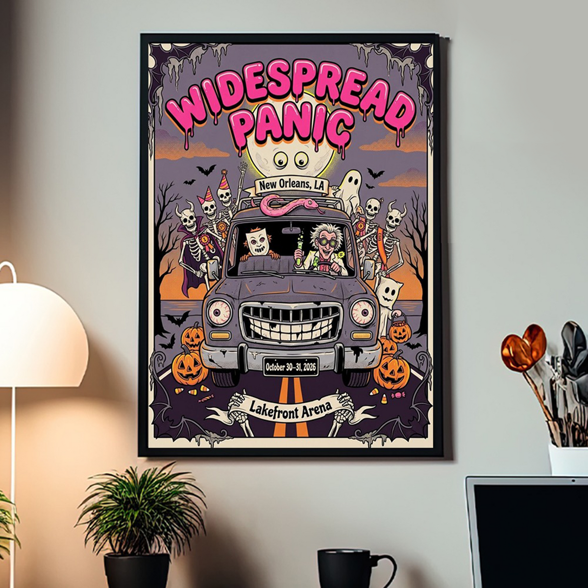 🔥 Widespread Panic Psychedelic Art Poster