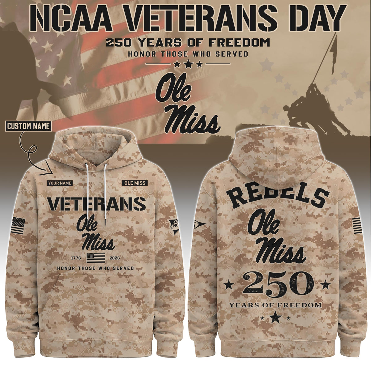 OLE Special Veterans Day 2026 Limited Edition Hoodie