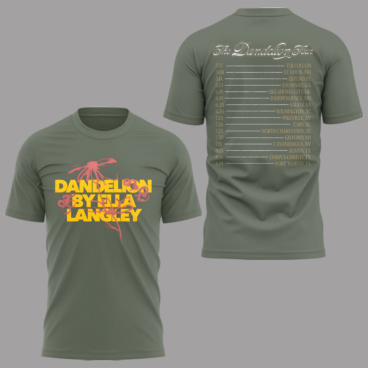 E.Langley “The Dandelion Tour” Shirt
