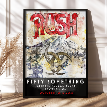 Limited Edition Fifty Something Tour 2026 Poster