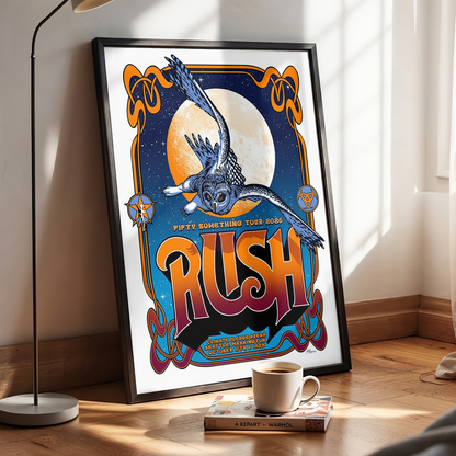 Limited Edition Fifty Something Tour 2026 Poster