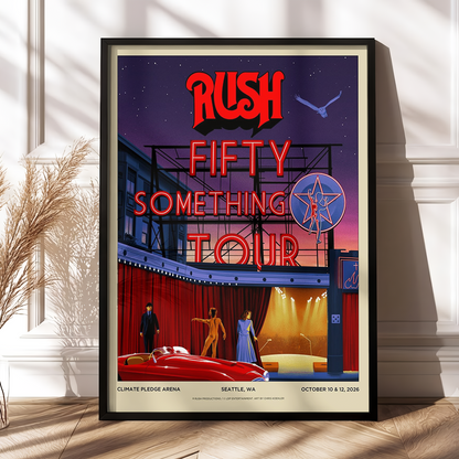 Limited Edition Fifty Something Tour 2026 Poster