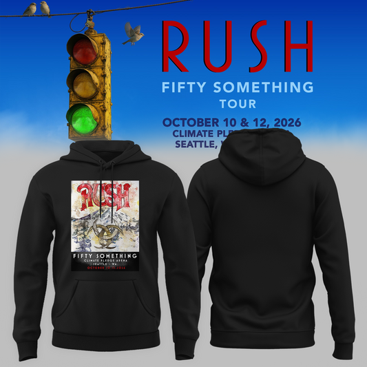 🔥 Rush “Fifty Something Tour 2026” Hoodie