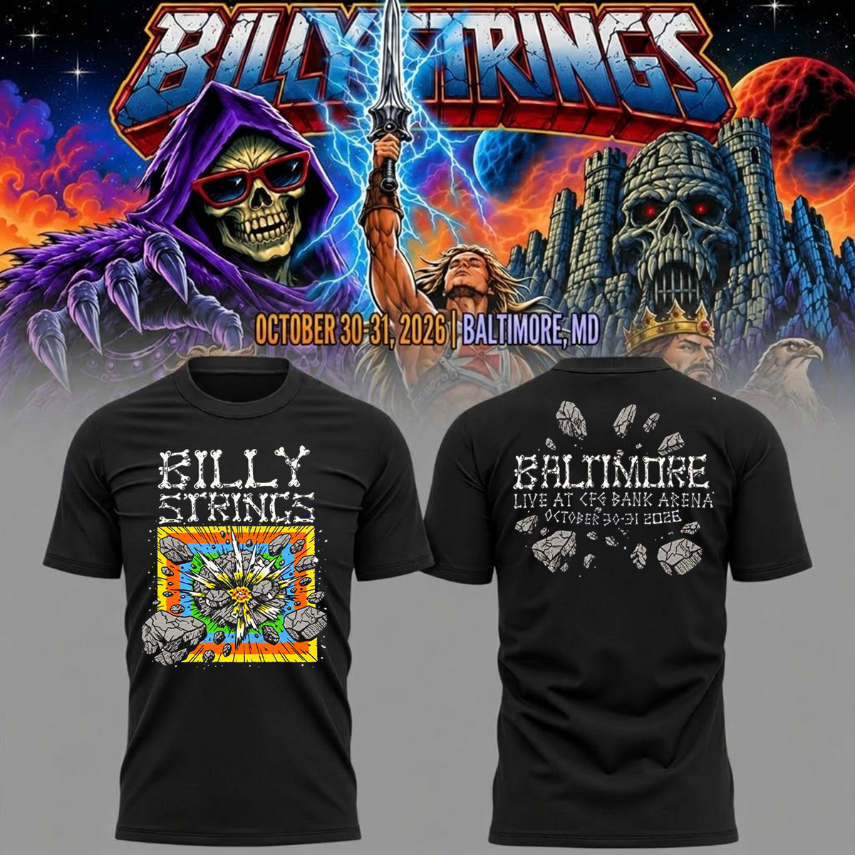 Limited Edition Billy Strings tour 2026 T-shirt