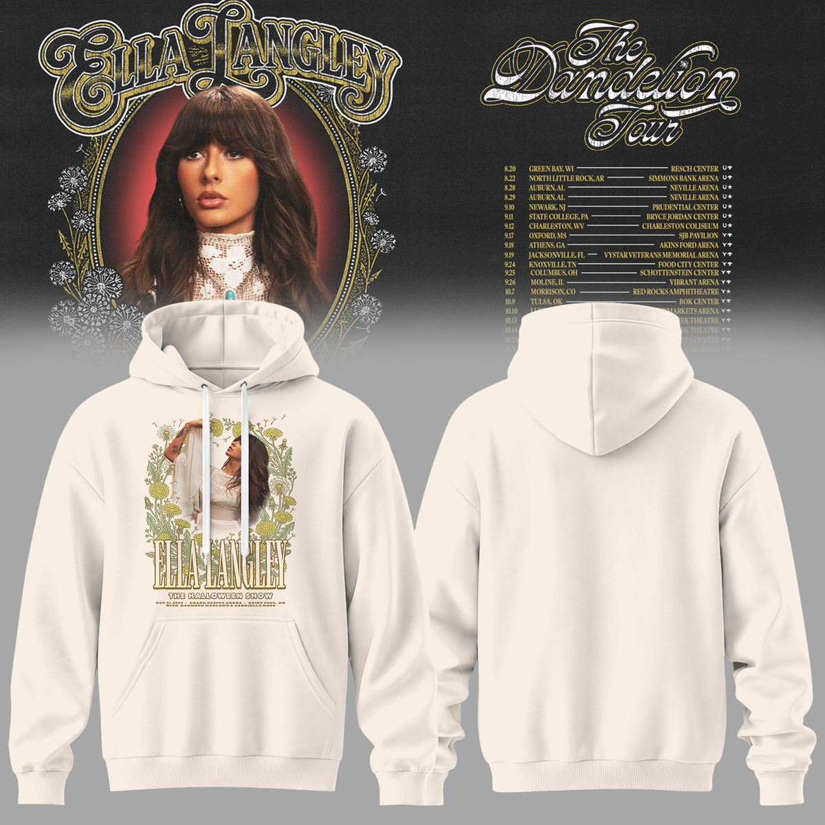 Ella Langley The Dandelion Tour 2026 Hoodie
