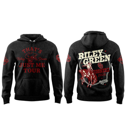 Oklahoma Sooners x Riley Green Thats Just Me Tour 2026 Shirt