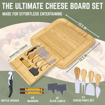 Personalized Charcuterie Board for Mom, Mother’s Day Gift, Custom Cheese Board, Kitchen Gift for Her, Summer Entertaining Board