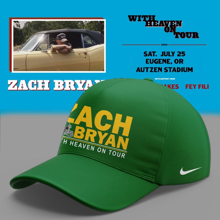 Perfect Hoodie Zach Bryan x Oregon Football - With Heaven On Tour 2026 Hoodie