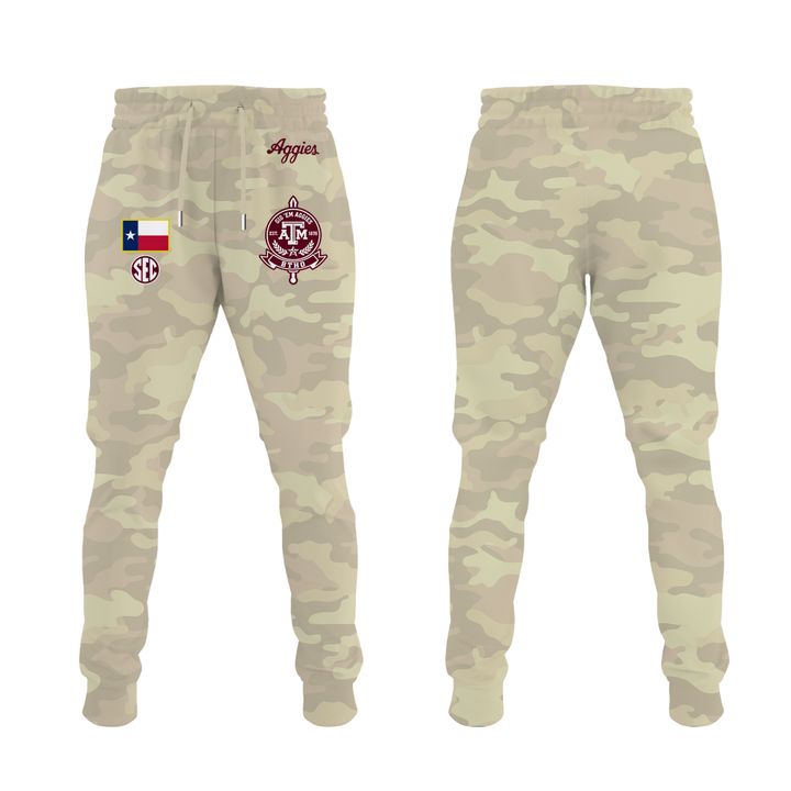 Texas A&M Aggies Honor & Support Camo Sweatshirt