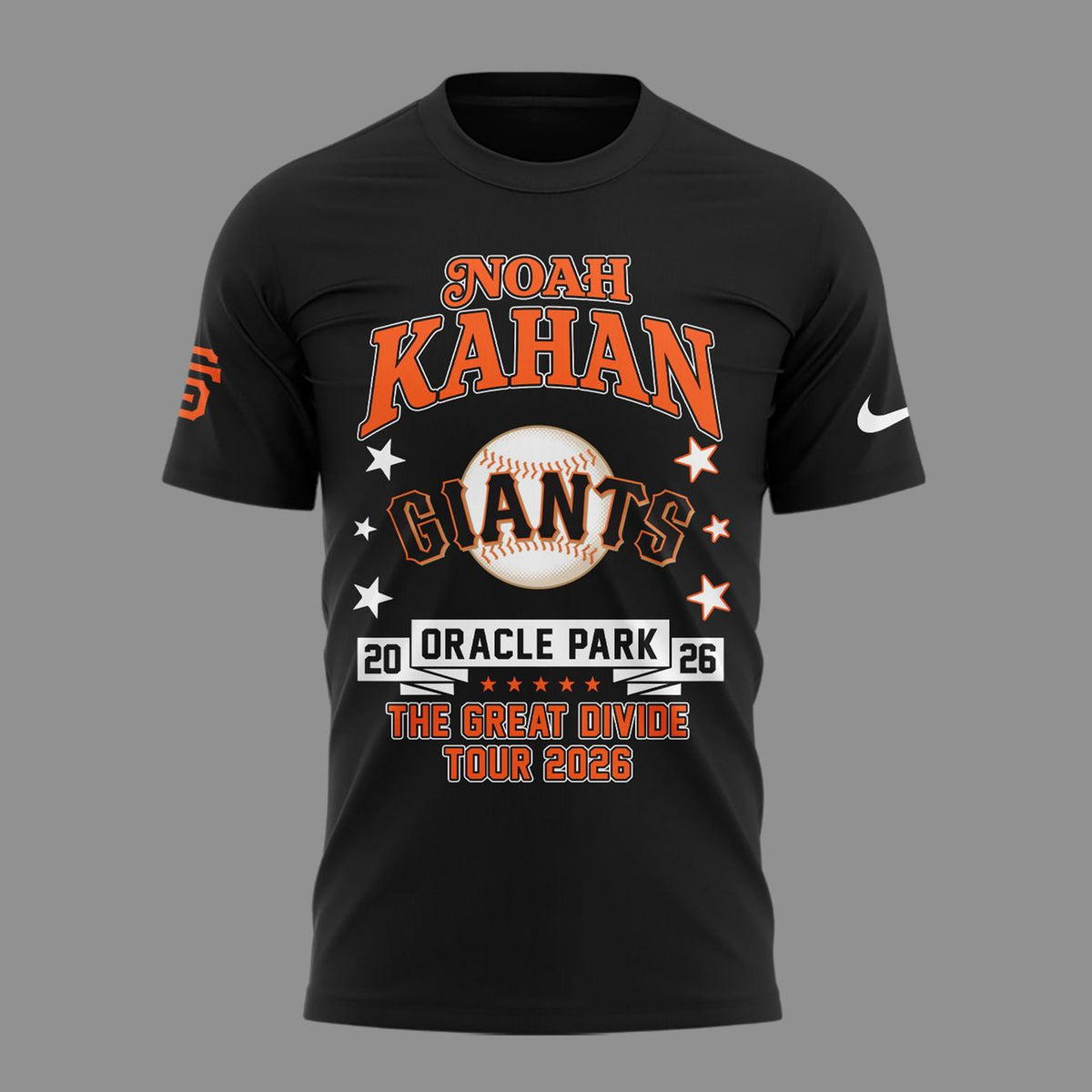 New Shirt Noah Kahan x San Francisco Giants - The Great Divide Tour 2026 T-Shirt