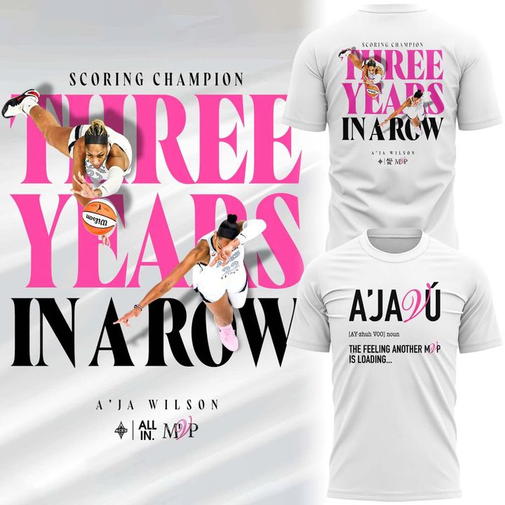 Limited Edition 2026 Las Vegas Aces "A'JA VÚ" Tee