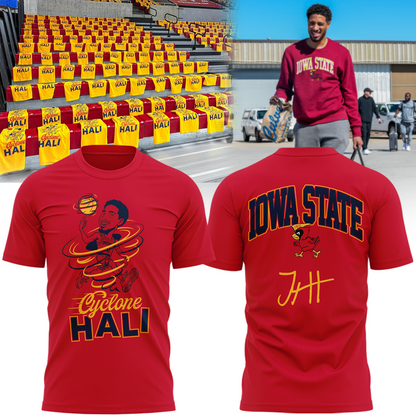 Limited Edition Tyrese Haliburton x Iowa State Men's Basketball Red T-Shirt 2026