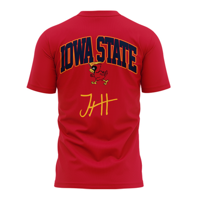 Limited Edition Tyrese Haliburton x Iowa State Men's Basketball Red T-Shirt 2026