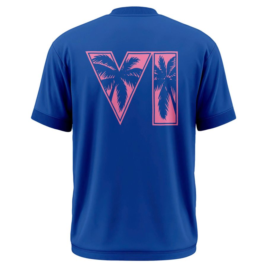 Grand Theft Auto VI "Vice City Royal Blue" Graphic Tee