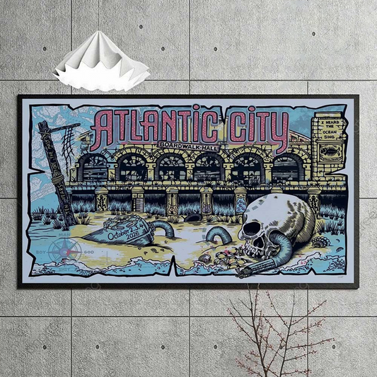 Phish Dry Goods Atlantic City NJ 2026 Limited Edition Poster Live At Boardwalk Hall On October 2 3 4 2026