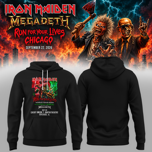 Run For Your Lives World Tour 2026 Chicago September 22 Hoodie