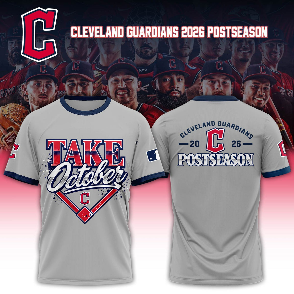 CLE 2026 Take October Tshirt Limited Edition Gray